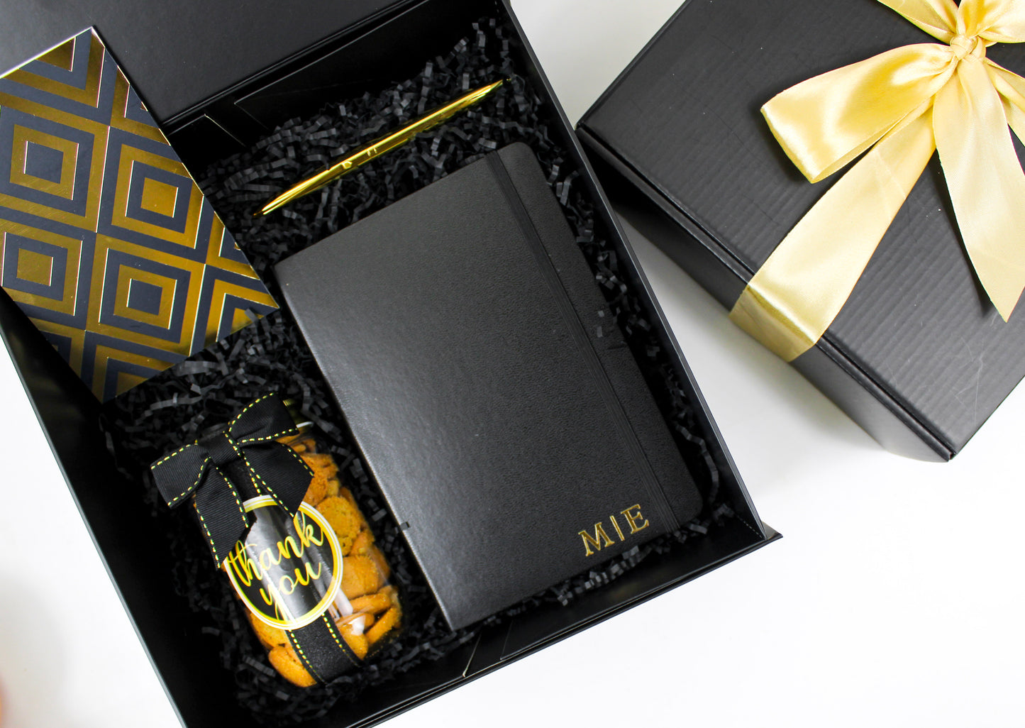 Personalized Corporate Gift - Black & Gold | Thank You Gift