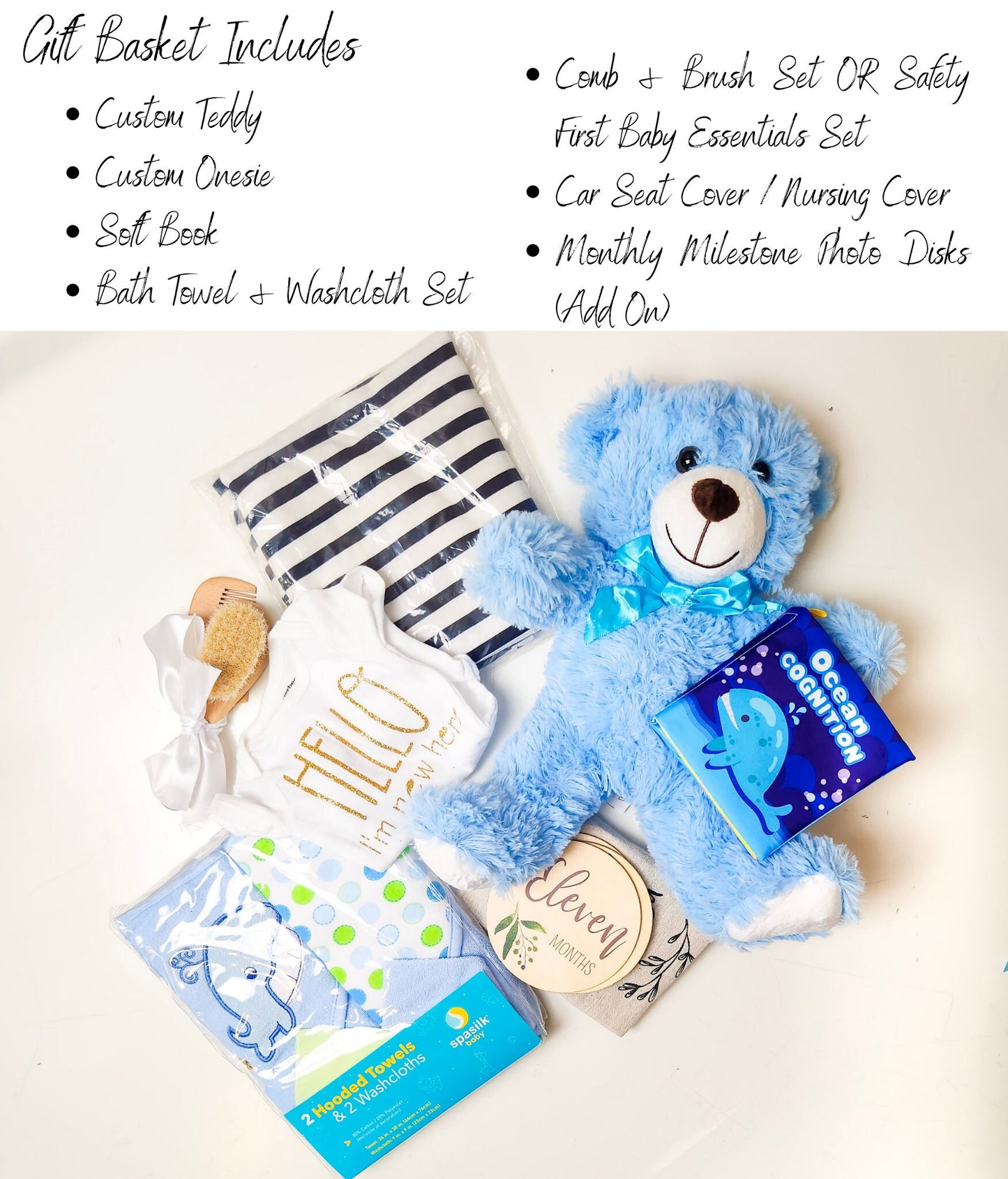 Personalized Baby Gift Basket