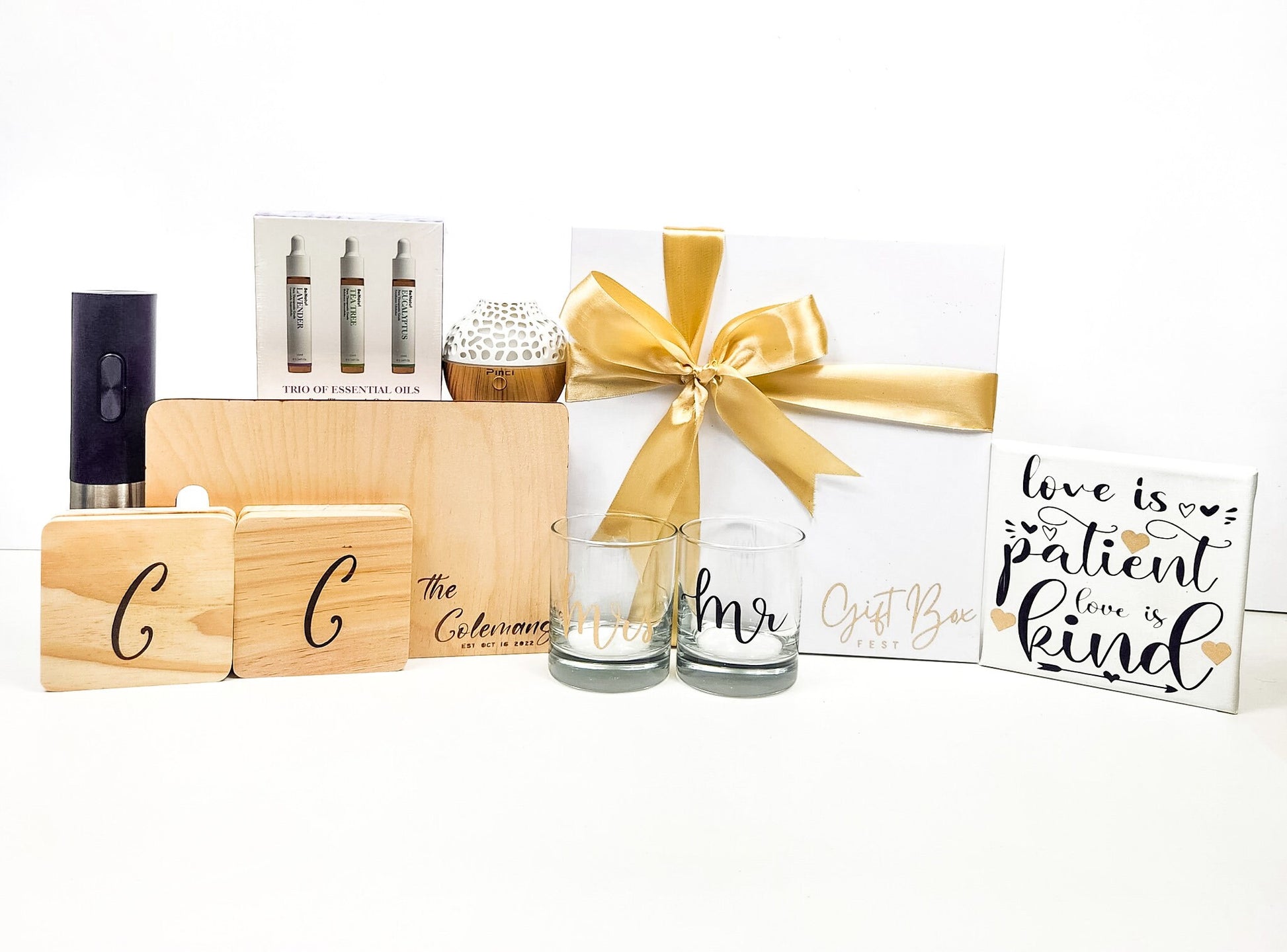 Personalized Newlywed Gift Box