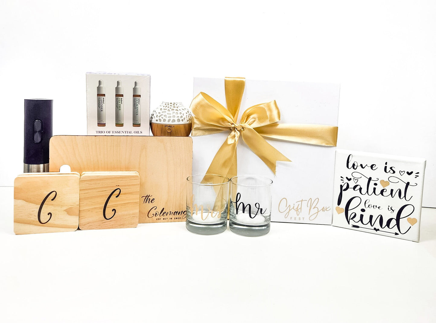 Personalized Newlywed Gift Box